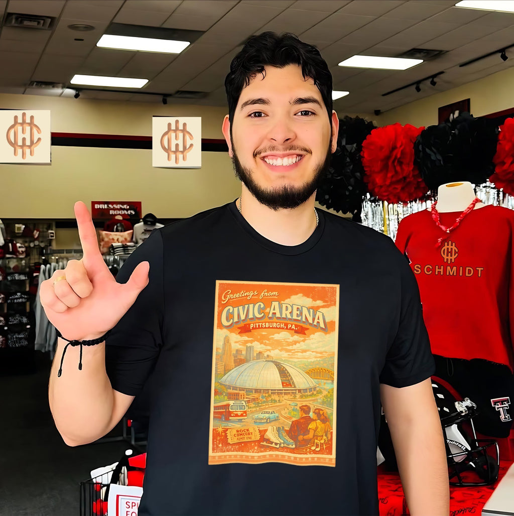 Greetings from Civic Arena Pittsburgh PA shirt