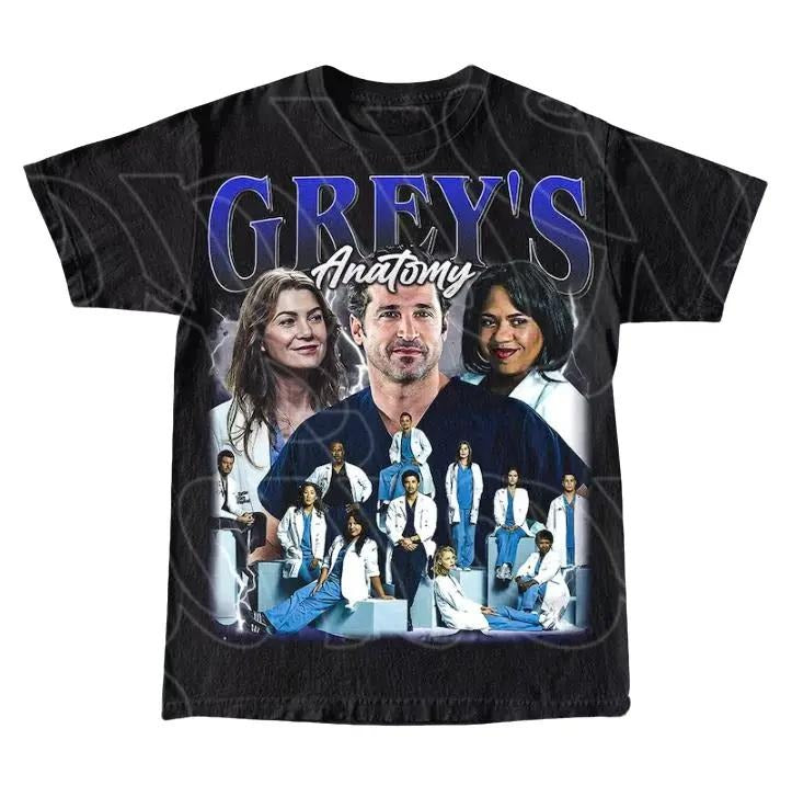 Greys Anatomy Vintage T-Shirt, Gift For Fans T-Shirt, Movie shirt Hoodie, Sweatshirt | PrintMintTees.com