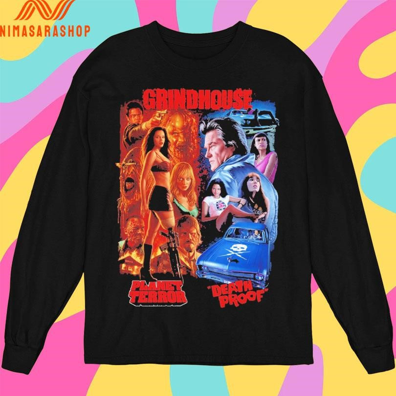 Grindhouse Planet Terror Death Proof Double-Feature Mayhem Shirts