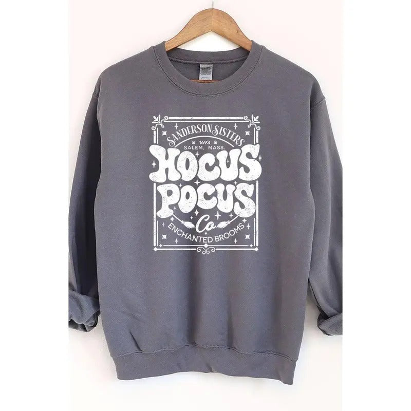 Groovy Hocus Pocus Unisex NuBlend Crew Sweatshirt Shirt Hoodie | PrintMintTees.com