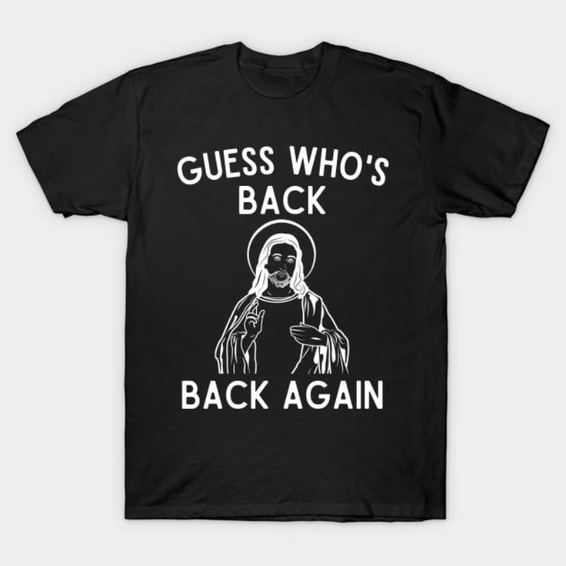 Guess who's back Easter tee T-Shirt style 02 Hoodie Sweatshirt | PrintMintTees.com