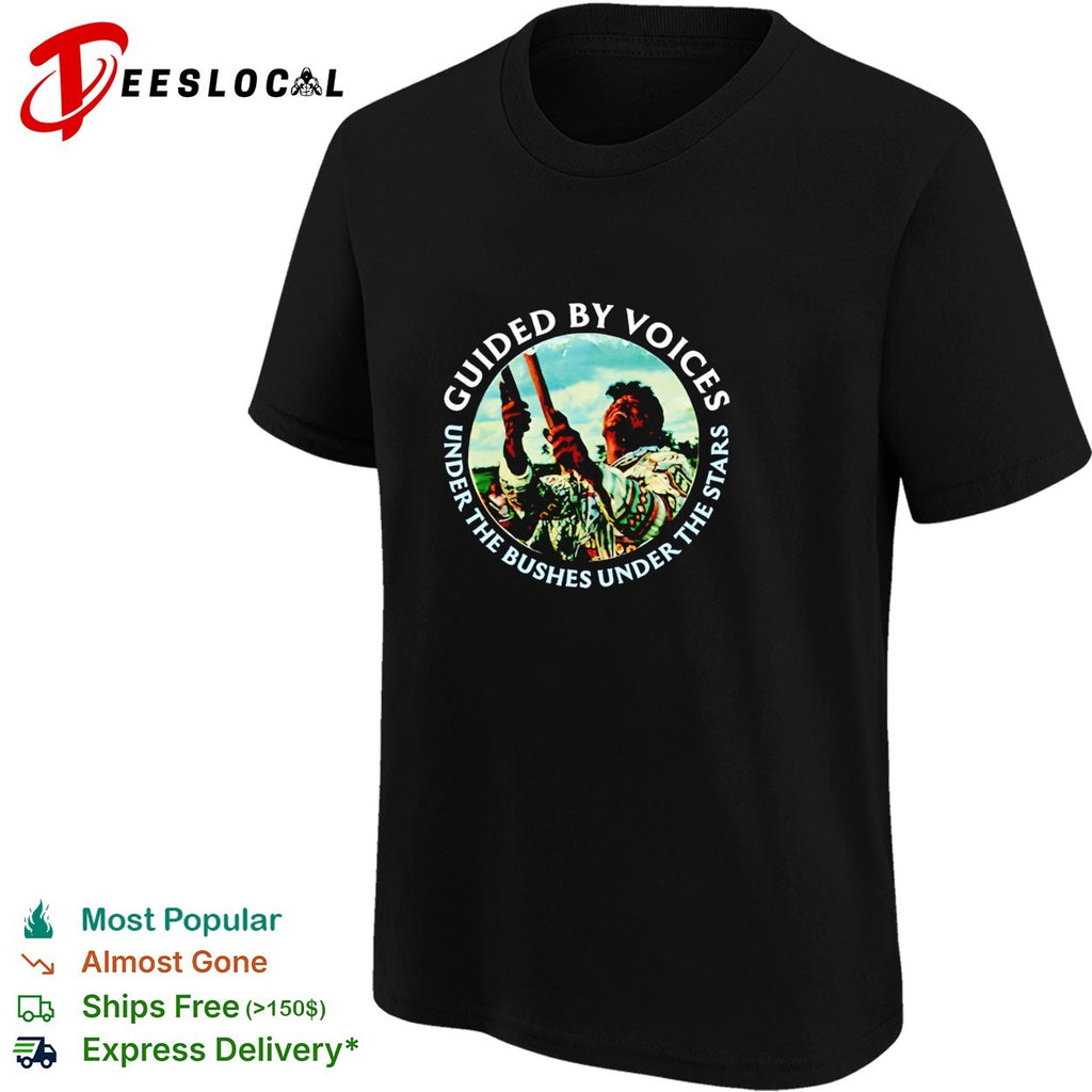 Guided By Voices under the bushes under the stars black shirt