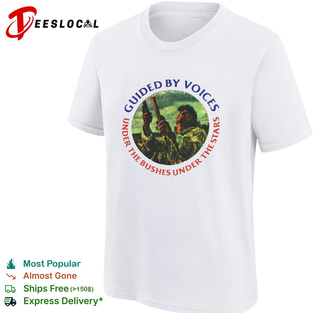 Guided By Voices under the bushes under the stars white shirt
