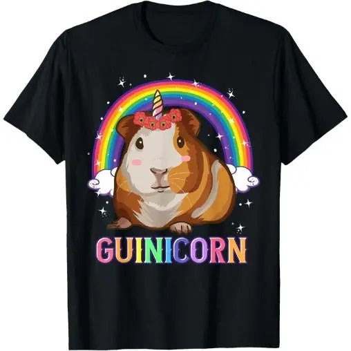 Guinea Pig Shirts For Girls Guinea Pig Unicorn T-Shirt  Made in USA Hoodie Sweatshirt | PrintMintTees.com