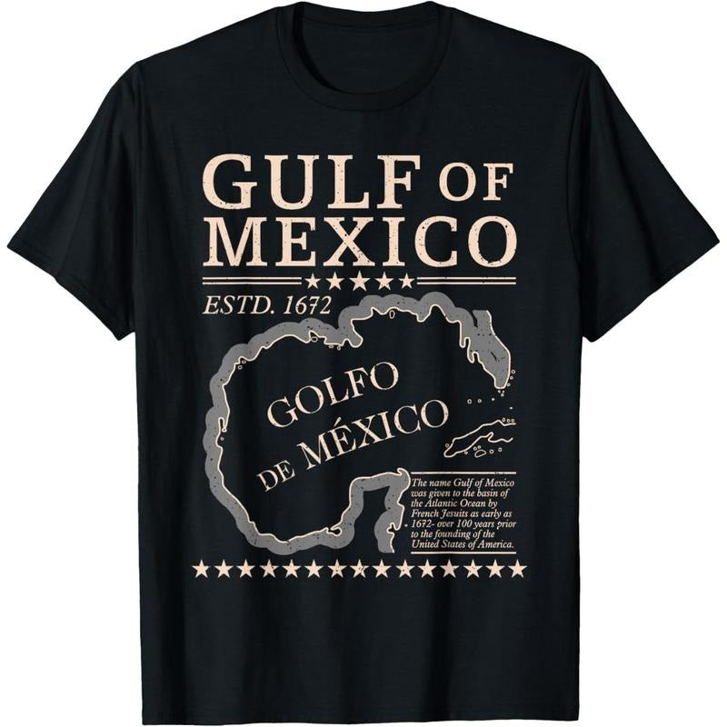 Gulf Of Mexico 1672 Historic Map Coastal History T-Shirt made in usa Hoodie Sweatshirt | PrintMintTees.com