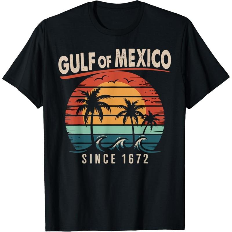 Gulf of Mexico Shirt Vintage Gulf Of Mexico Since 1672 T-Shirt made in usa Hoodie Sweatshirt | PrintMintTees.com