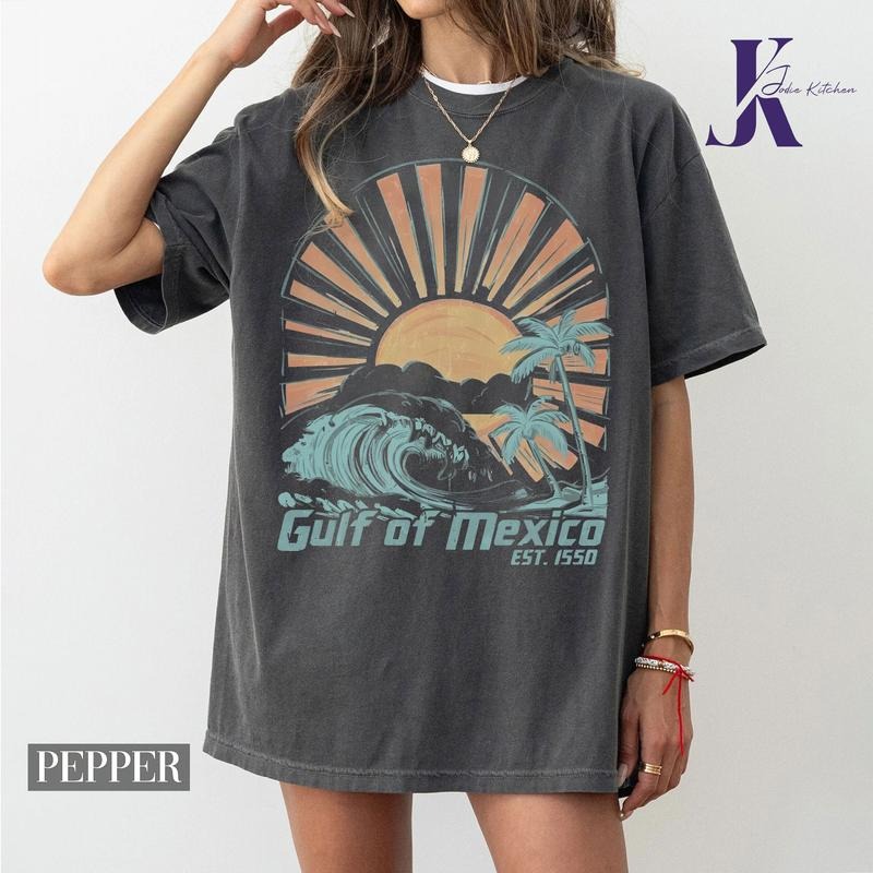 Gulf of Mexico Shirt, Vintage Gulf of Mexico Since 1550 Shirt, Gulf Of Mexico Tee, Mexico Gift for Mexico Lover, Gulf...