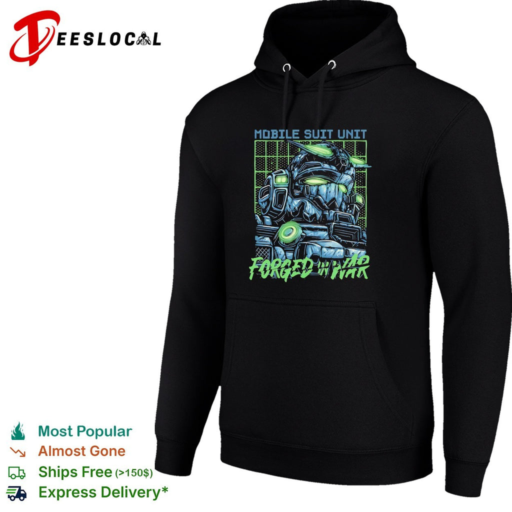 Gundam robot mobile suit unit forged in war vintage shirt