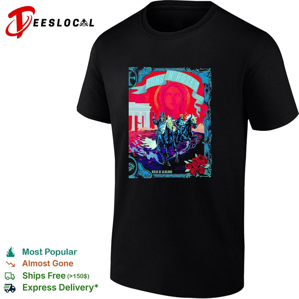 Guns N Roses Berlin Germany Night at Uber Arena On 23 And 25 June 2026 shirt