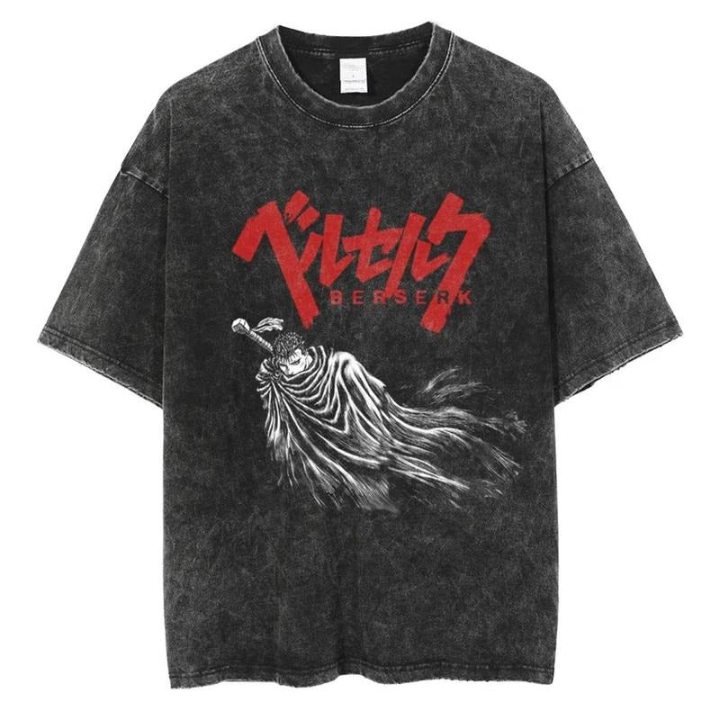 Guts Anime T-Shirt, Workout T-Shirt, Gym T-Shirt, Pump Cover, Gift for Him, Fitness Gift, Weightlifting T-Shirt, Manga...