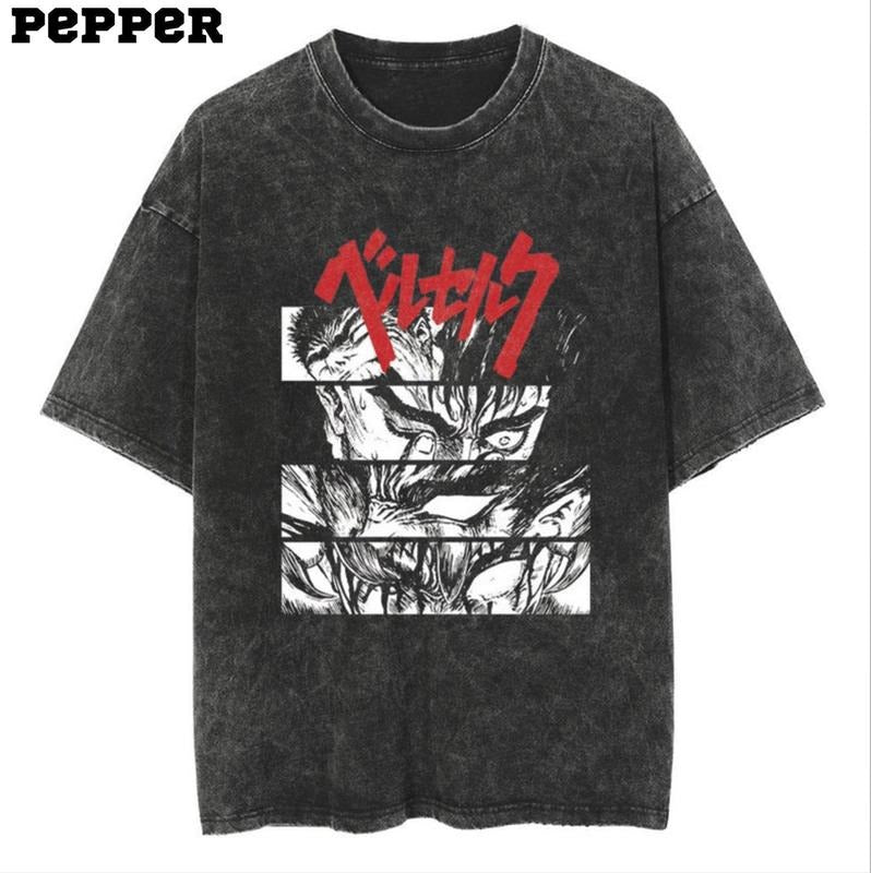 Guts Rage Vintage Shirt, Berserk Shirt, Anime Berserk Shirt, Manga Shirt, Berserk Merch, Anime Merch, Berserk Gift for...