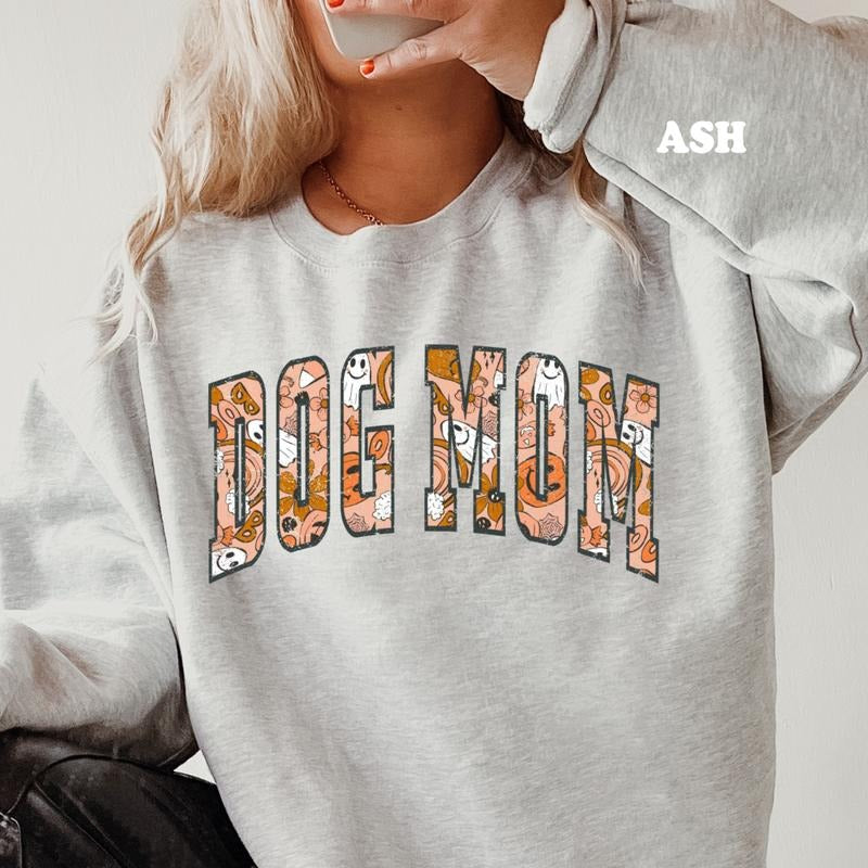 HALLOWEEN DOG MOM Shirt ~ Unisex Apparel Relaxed Fit Printed In The USA Clothing Womenswear Casual Comfort Cotton Top...