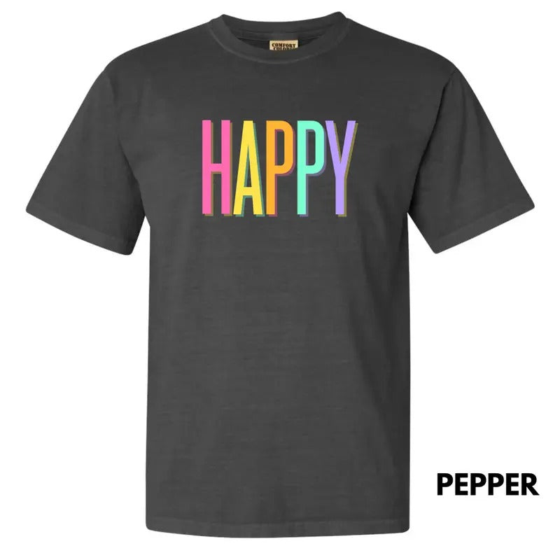 HAPPY Comfort Colors T-Shirt 'NLB' Hoodie, Sweatshirt | PrintMintTees.com