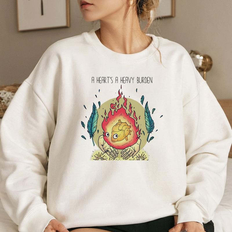 HC A heart's A Heavy Burden Inspired Characters Anime Lovers Shirt Crewneck Hoodie, Manga Shirt Sweatshirt