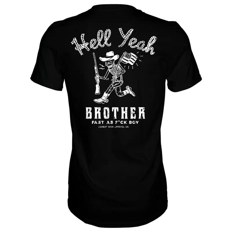 HELL YEAH BROTHER COWBOY MEN'S T-SHIRT Hoodie, Sweatshirt | PrintMintTees.com