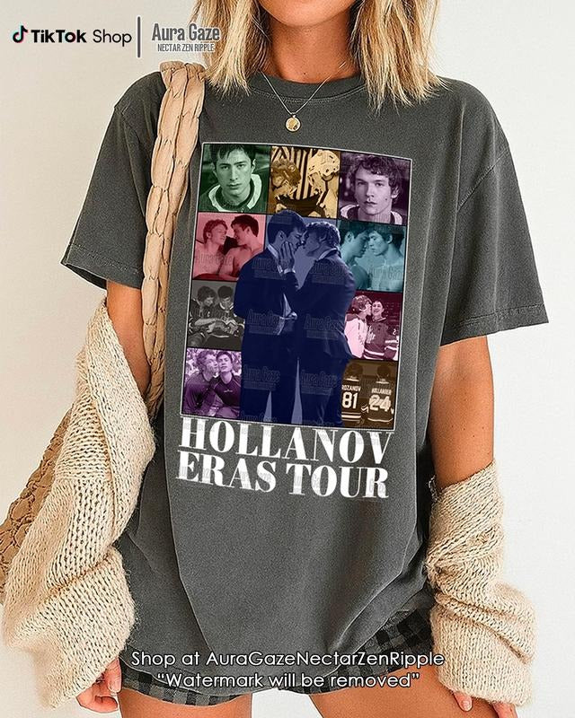 HOLLANOV Unisex T-Shirt For Fan, Ilya Rozanov and Shane Hollander Tee, Heated Rivalry Shirt, Connor Storrie, Hudson...