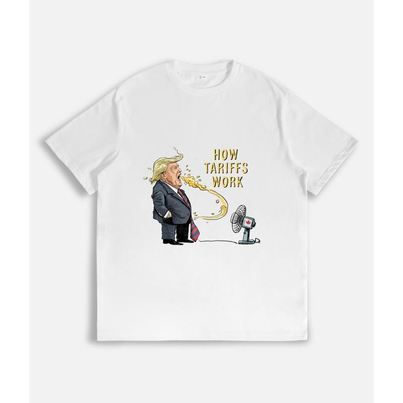 HOW TARIFFS WORK TARIFFS ARE TAXES Premium T-Shirt style 02 Hoodie Sweatshirt | PrintMintTees.com