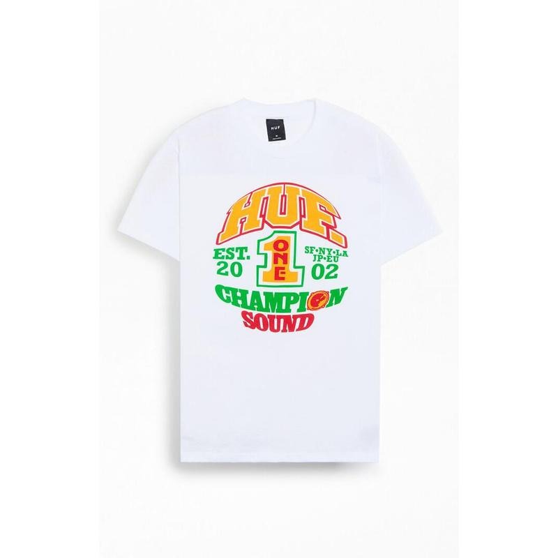 HUF Champion Sound Multicolor T-Shirts, Hoodie, Sweatshirt