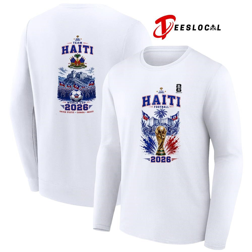 Haiti World Cup trophy graphic shirt
