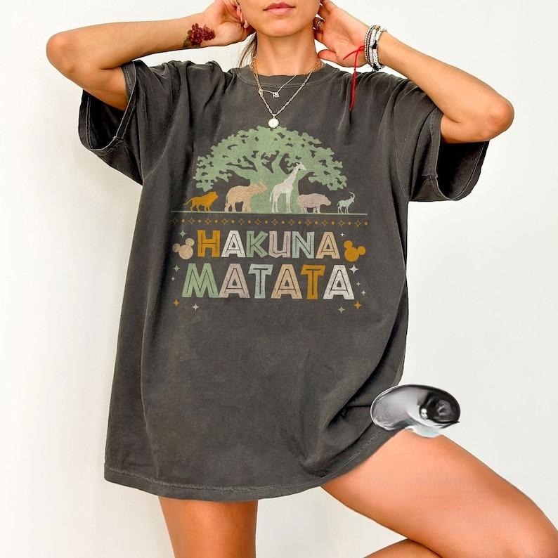 Hakuna Matata Animal Kingdom Tshirt ,Lion King Simbba Timonn Pumbbaa Zazu Tee and Sweatshirt, Family Vacation Shirt Gift...