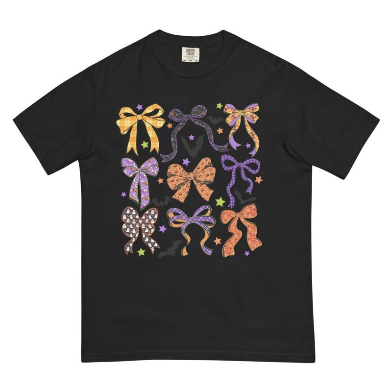 Halloween Coquette Bow Shirt & Sweatshirt ~ Unisex Apparel Relaxed Fit Printed In The USA Clothing Womenswear Casual...