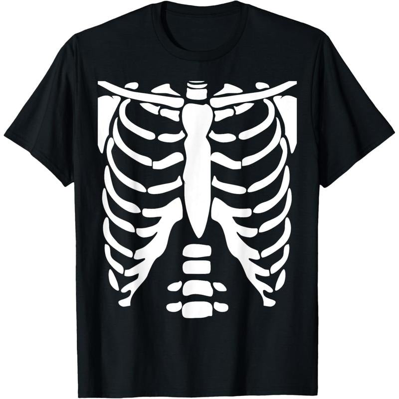 Halloween Costume Rib cage Anatomy T-Shirt made in usa Hoodie Sweatshirt | PrintMintTees.com