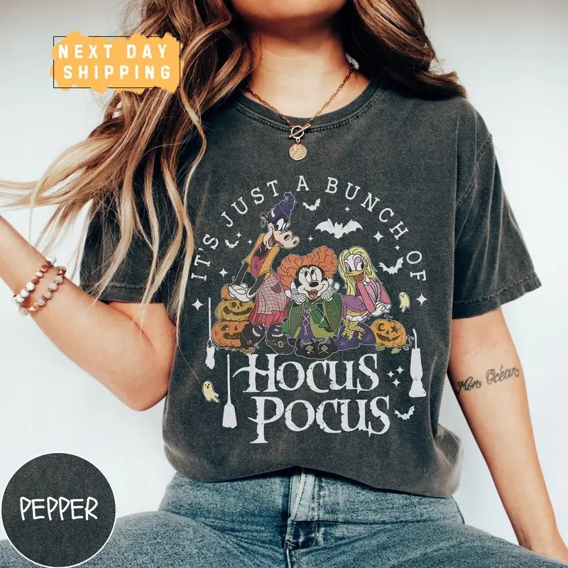 Halloween Hocus Pocus Shirt, Halloween Shirt, Spooky Season Shirt, Pumpkin Shirt Hoodie Sweatshirt | PrintMintTees.com