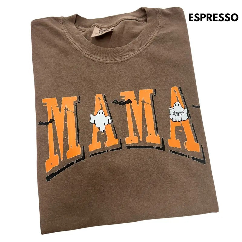 Halloween MAMA Comfort Colors T-Shirt Hoodie Sweatshirt | PrintMintTees.com