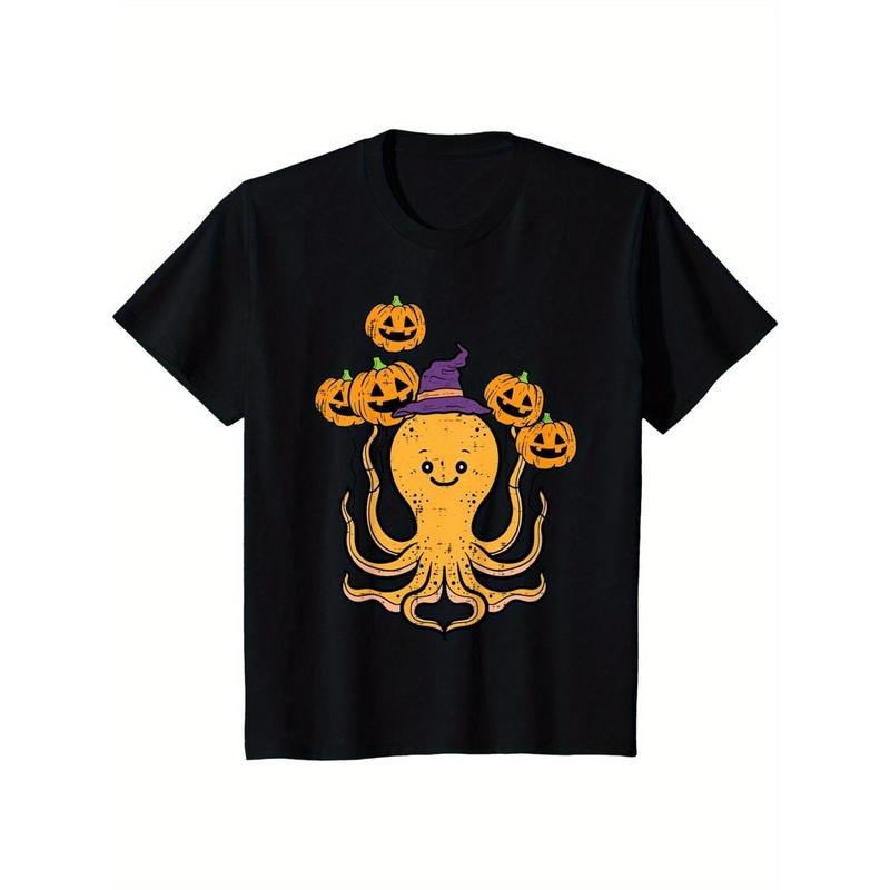 Halloween Octopus Fun Fall Costume Men's T-shirt Made in USA Hoodie Sweatshirt | PrintMintTees.com