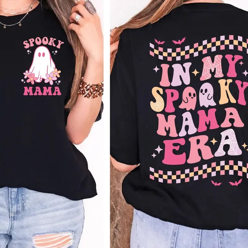 Halloween Shirt in My Spooky Mama Era Shirt Spooky Mama Shirt Spooky Mom Spooky Season Halloween Ghosthalloween Gift...