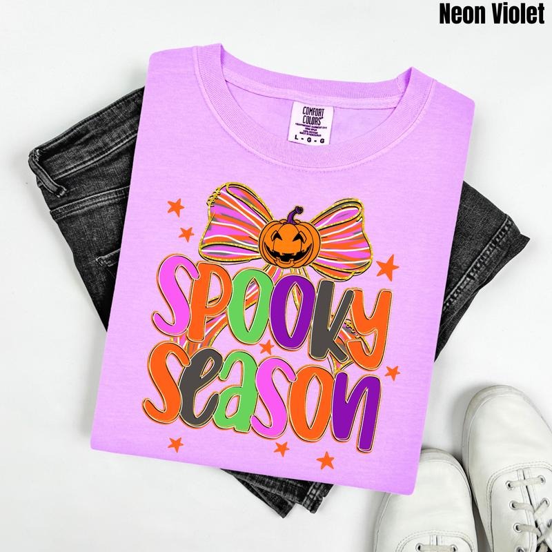 Halloween Spooky Season Comfort Colors 'NLB' Shirt Hoodie Sweatshirt