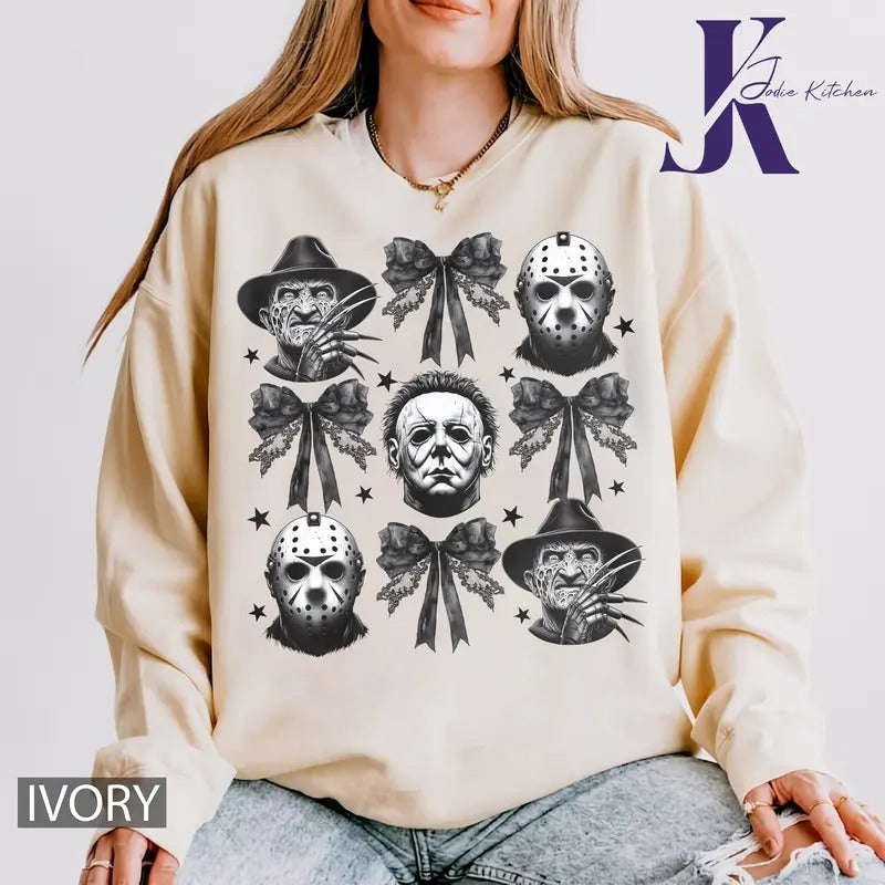 Halloween coquette comfort colors shirt, horror movie shirt, Summerween tee, horror coquette shirt, Michael Myers...