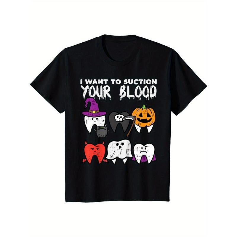 Halloween dental Vampire dental costume for men T-shirt Made in USA Hoodie Sweatshirt | PrintMintTees.com