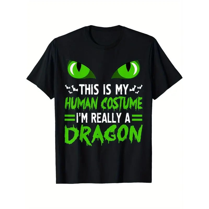 Halloween printed T-shirt cotton casual summer T-shirt, trendy top crew neck T-shirt, comfortable street style T-shirt,...