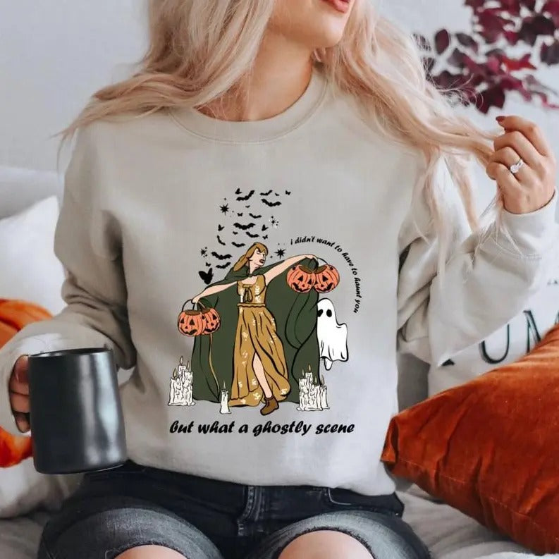 Halloween shirt, Halloween I Didn't Want To Have To Haunt, Pumpkin Halloween, Spooky, Fall Season Shirt, Ghost...