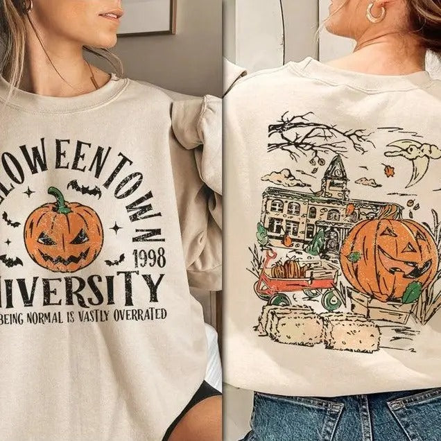 Halloweentown Est 1998 Back and Front T-Shirt - Sweatshirt