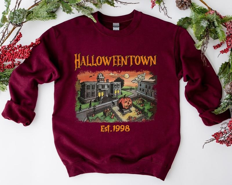 Halloweentown University Hoodie,Halloweentown Est 1998 Sweatshirt Shirt | PrintMintTees.com