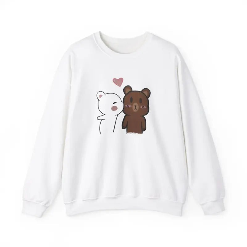 Hand Drawn Cute Valentines Day Women's Sweatshirt Shirt Hoodie | PrintMintTees.com