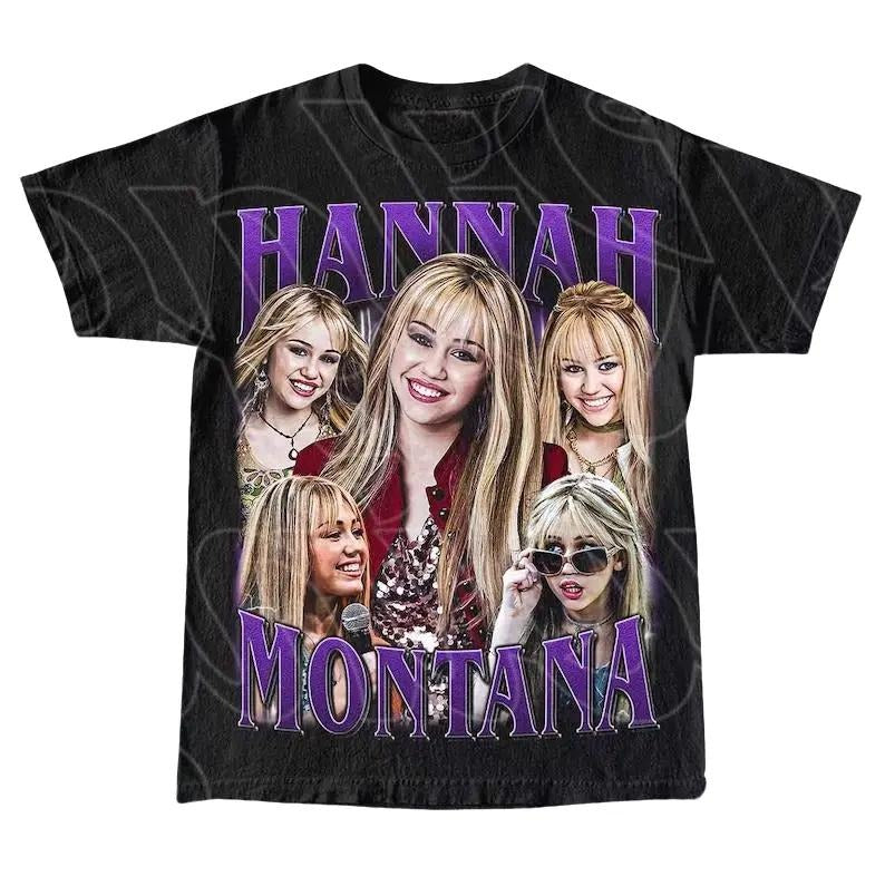Hannah Montana Vintage T-Shirt, Gift For Fans, Movie Fan Shirt, Movie Shirt Hoodie Sweatshirt | PrintMintTees.com