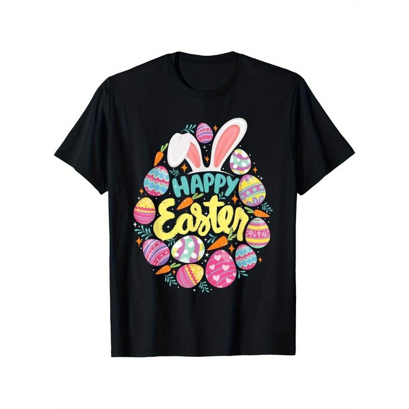 Happy Easter - Colorful Eggs Egg Hunting Jesus Christ T-Shirt, Unisex