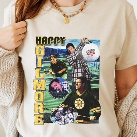 Happy Gilmore T-Shirt Adam Sandler T-Shirt Happy Gilmore Retro T-Shirt Hoodie Sweatshirt | PrintMintTees.com