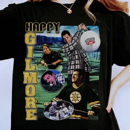 Happy Gilmore TShirt | Adam Sandler Shirt | Happy Gilmore Retro T-Shirt | Vintage Adam Sandler Shirt | Happy Gilmore...