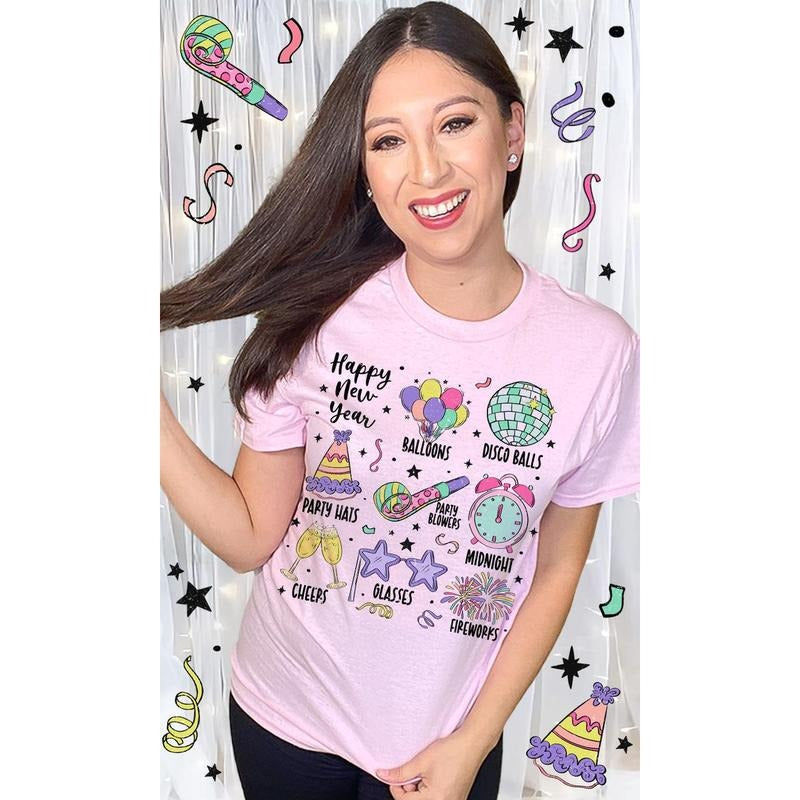 Happy New Year Things Graphic T-Shirt Hoodie Sweatshirt | PrintMintTees.com