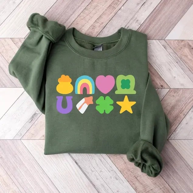 Happy Patrick's Day Sweatshirt and Hoodie, T-Shirt | PrintMintTees.com