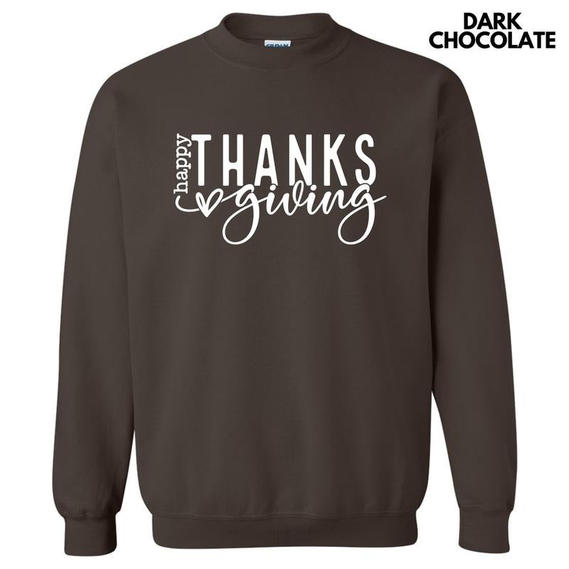 Happy Thanksgiving White Sweatshirt 'NLB' T-Shirts, Hoodie | PrintMintTees.com