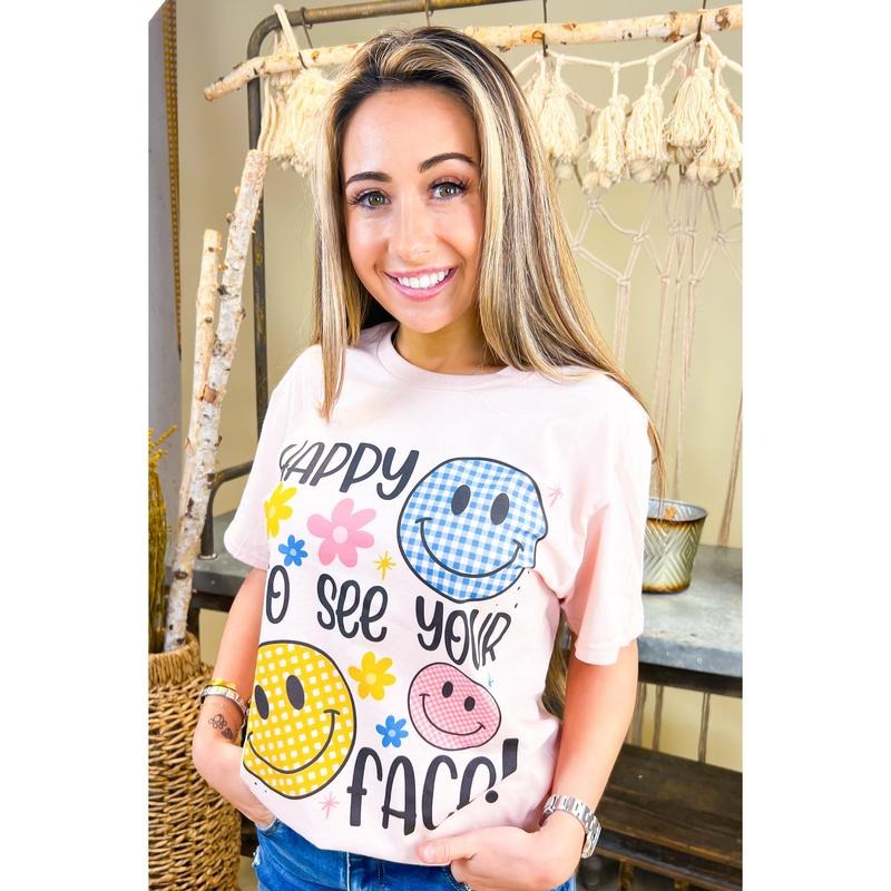 Happy To See Your Face Graphic Shirt Hoodie Sweatshirt | PrintMintTees.com