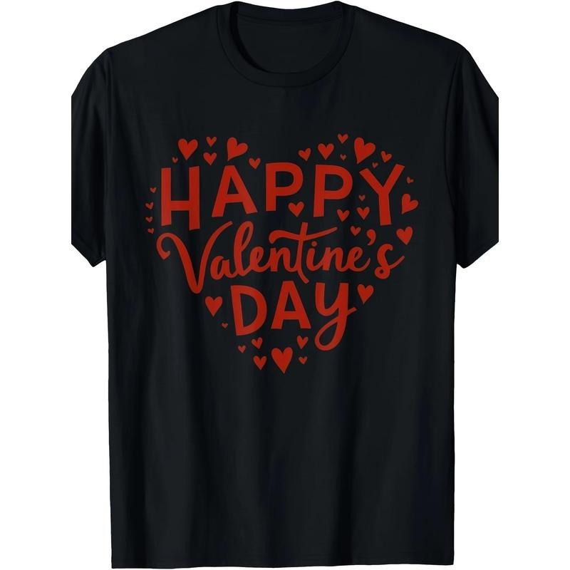 Happy Valentine's Day Heart Graphic Tee