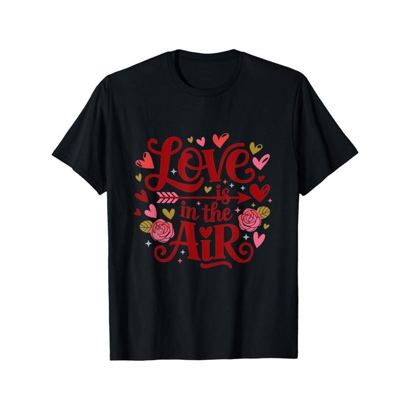 Happy Valentines Day Love Is In The Air T-Shirt made in usa Hoodie Sweatshirt | PrintMintTees.com