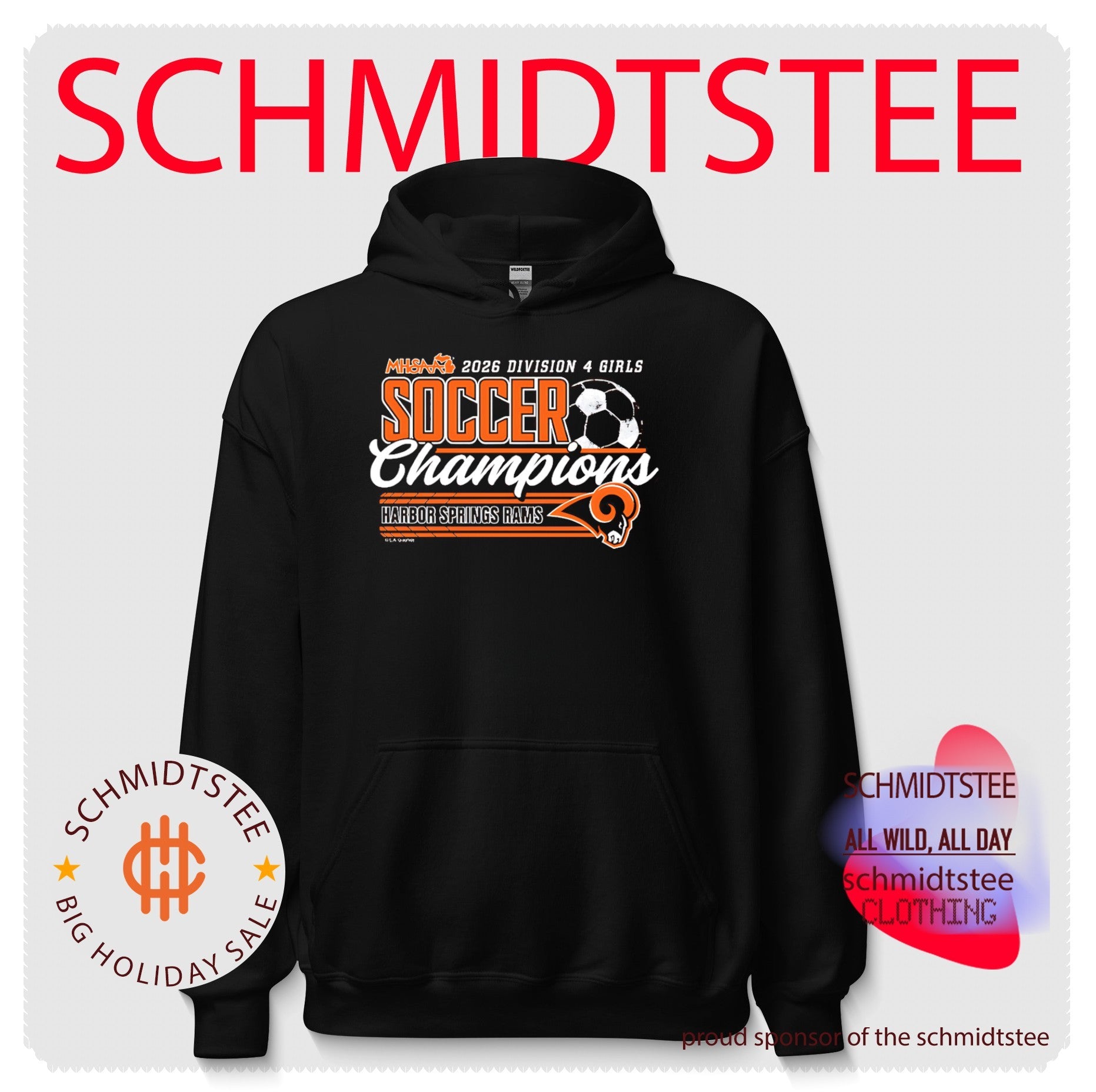 Harbor Springs Rams 2026 MHSAA Girls Soccer D4 Champions shirt