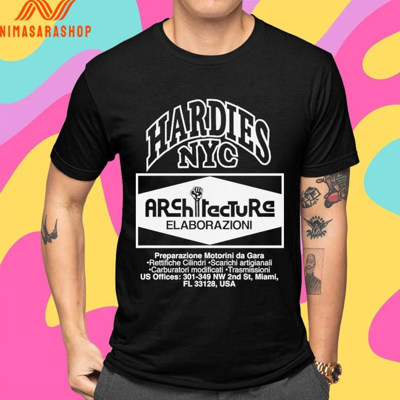 Hardies Nyc Architecture Elaborazioni Preparazione Motorini Da Gara Shirts